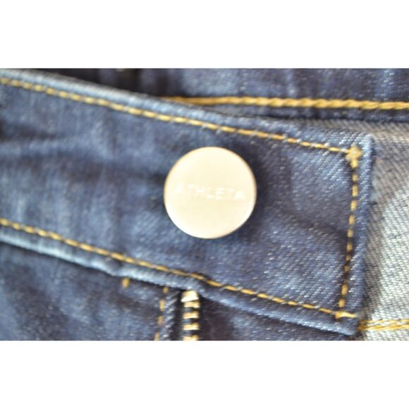 Athleta Women's 8 Ultra Skinny Sculptek Stretch Dark Wash Denim Jeans - Picture 11 of 12